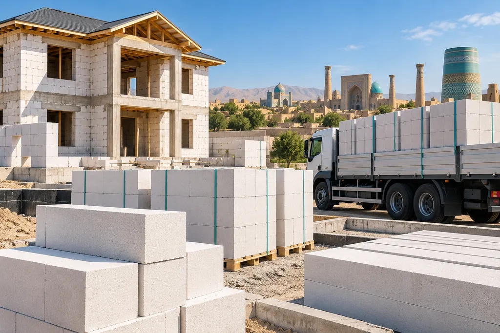 Газобетон ARTON в Самарканде, Андижане и Ургенче: производство, доставка и сопровождение проекта